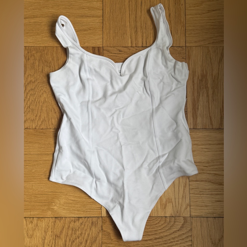 Abercrombie & Fitch White Womens Contour Bodysuit